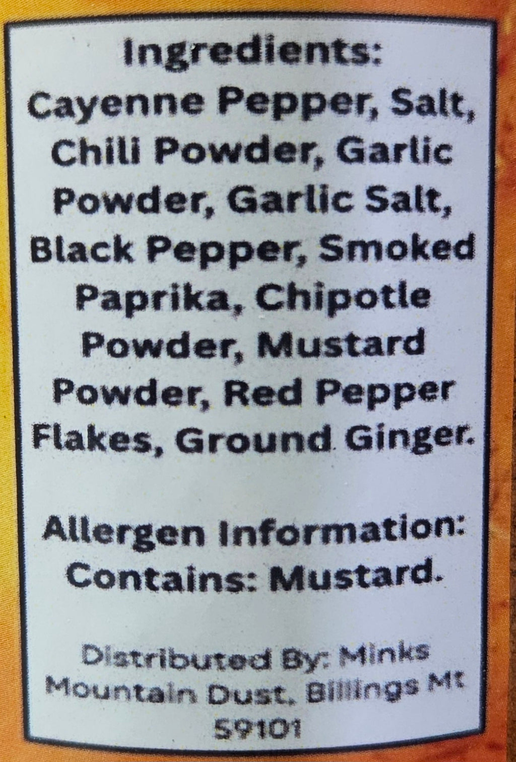 Backcountry Heat Blend 3.8oz